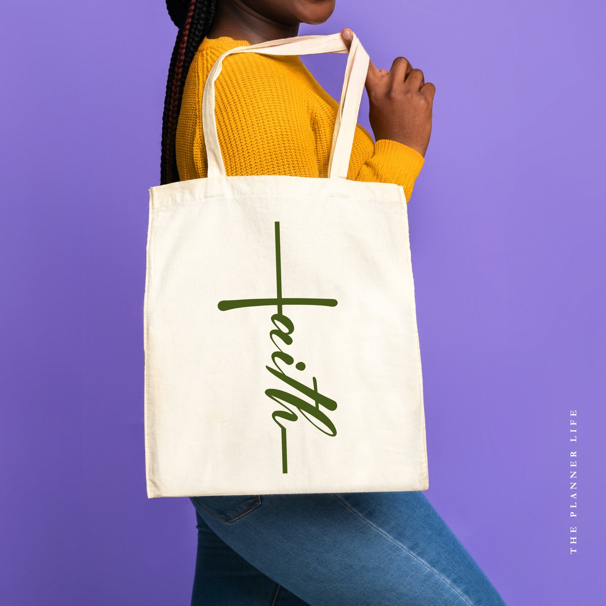 Faith Tote Bag – The Planner Life - Main Image